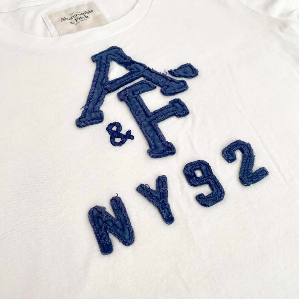 2000s abercrombie & fitch white baby tee - Picture 4 of 6